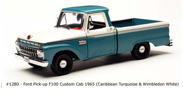 Caribbean turquoise ford truck #9